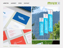 Tablet Screenshot of miux.ch